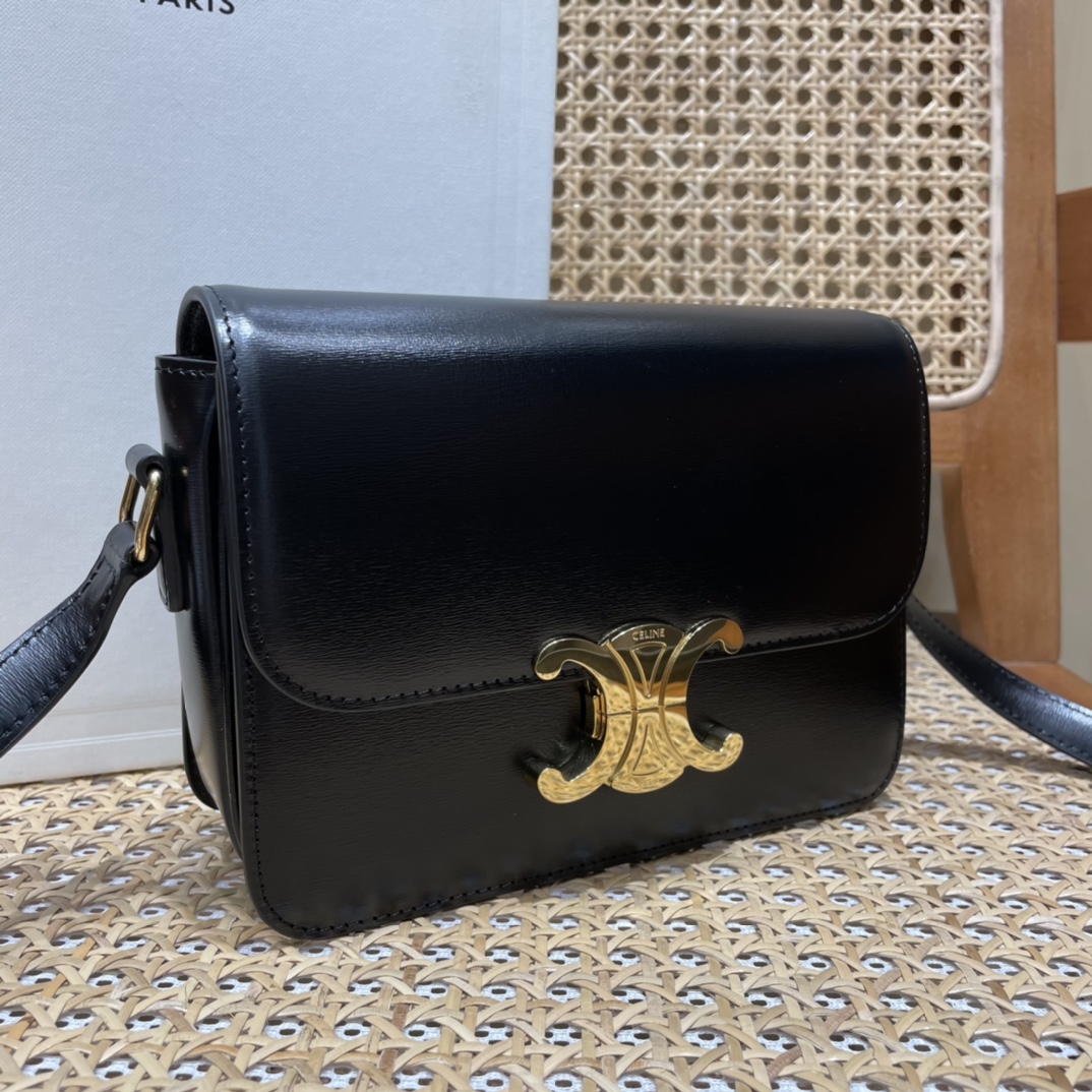 CELINE TEEN TRIOMPHE 18.5CM BAG 188423黑色