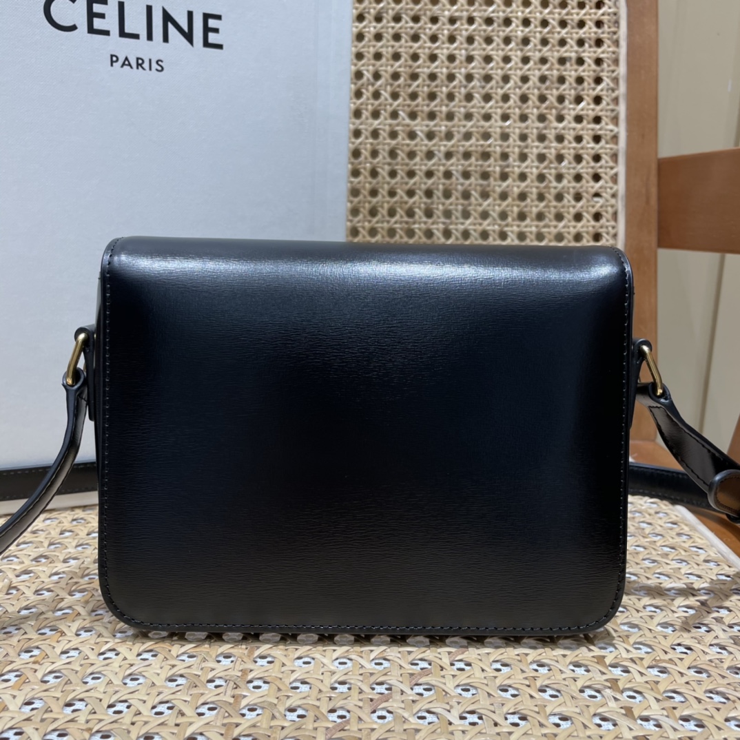 CELINE TEEN TRIOMPHE 18.5CM BAG 188423黑色
