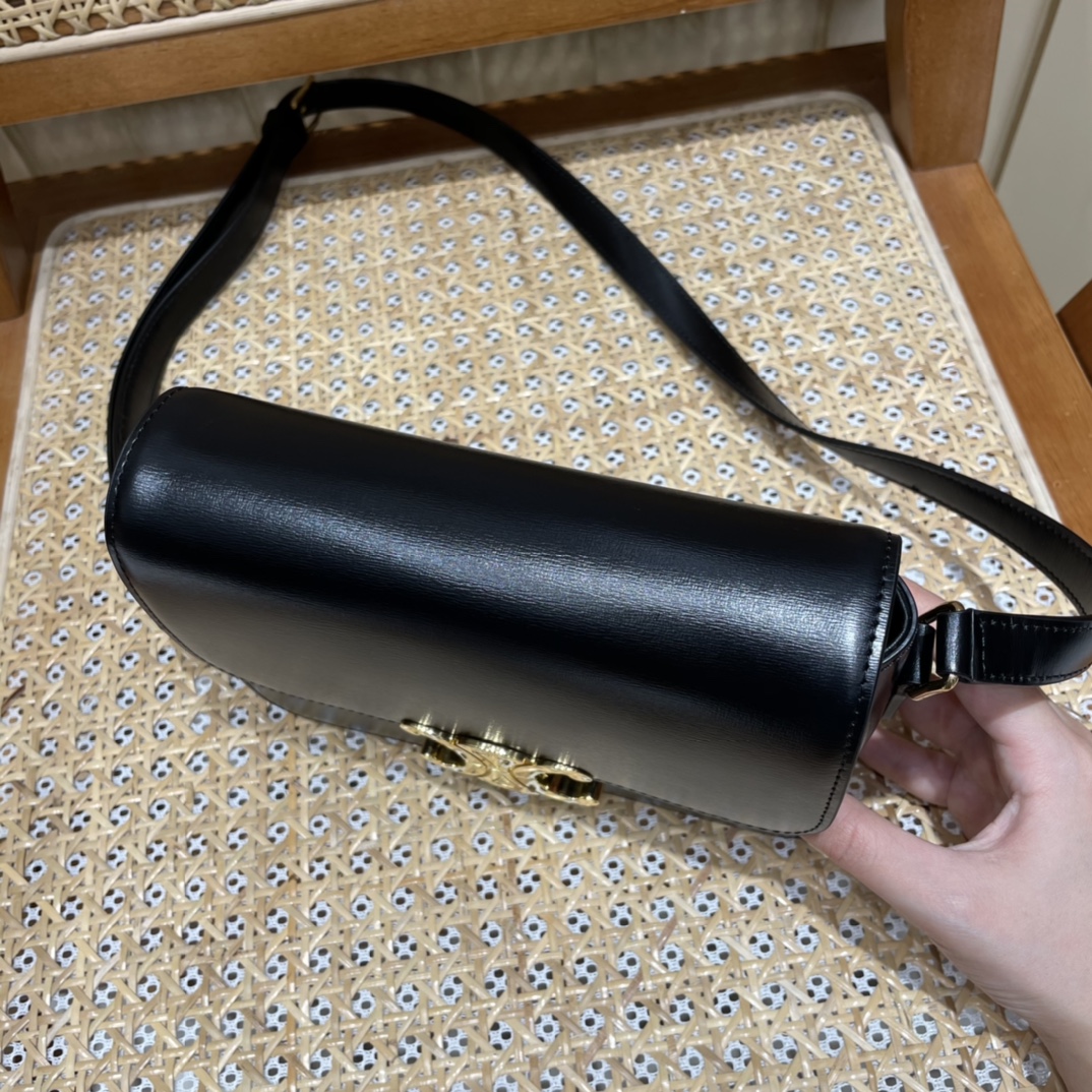 CELINE TEEN TRIOMPHE 18.5CM BAG 188423黑色