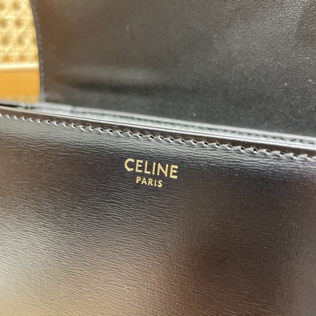 CELINE TEEN TRIOMPHE 18.5CM BAG 188423黑色