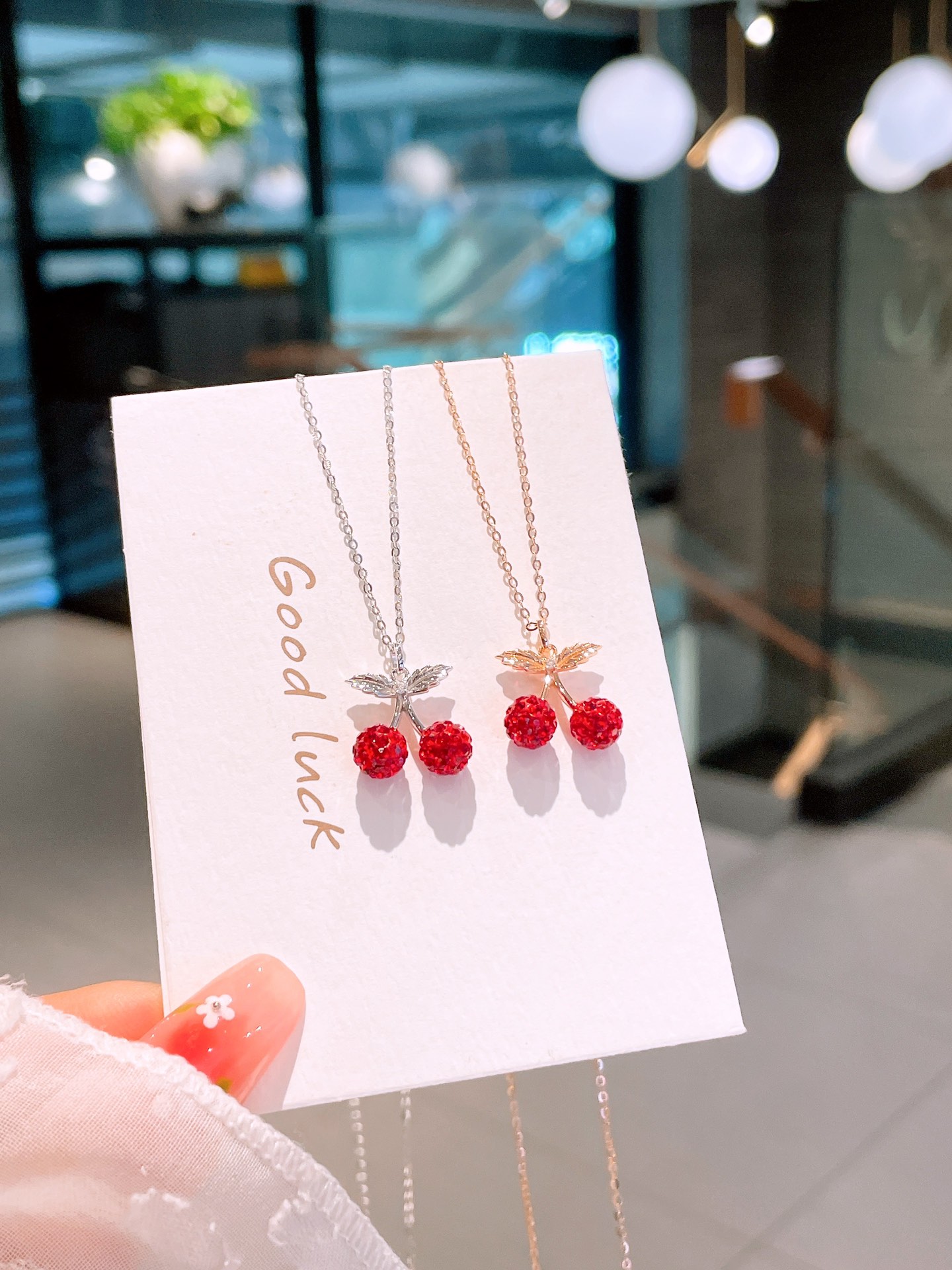 S925 Sterlingsilber Kette Leichter Luxus Jahresfeier Gold