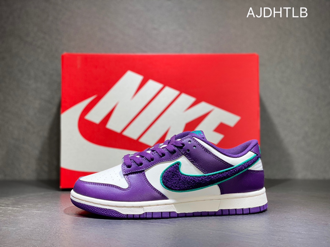 280 耐克/Nk SB Dunk Low ”Chenille Swoosh” 雪尼尔 SB低帮运动休闲板鞋DQ7683-100