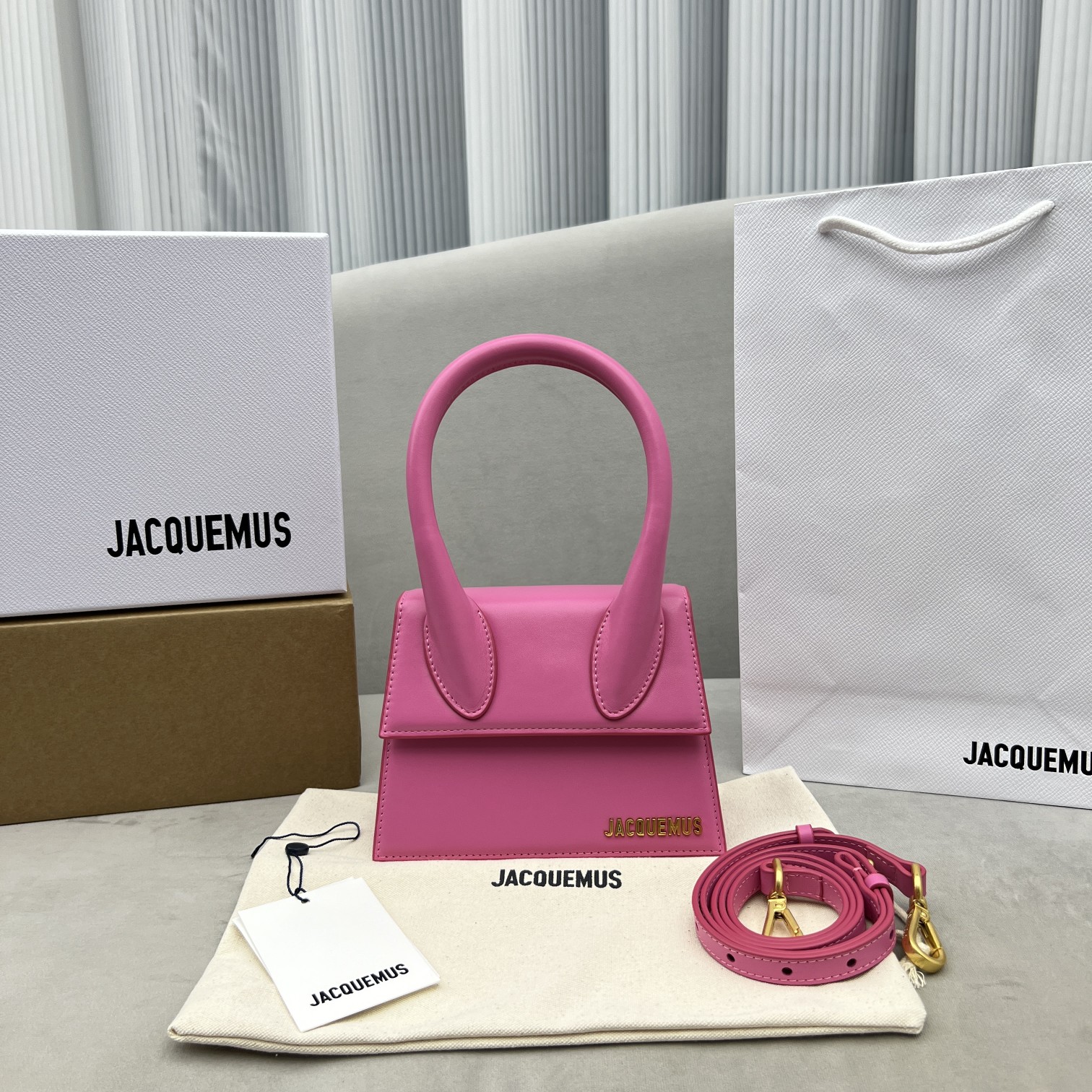 Jacquemus Bags Handbags Gold Pink Vintage