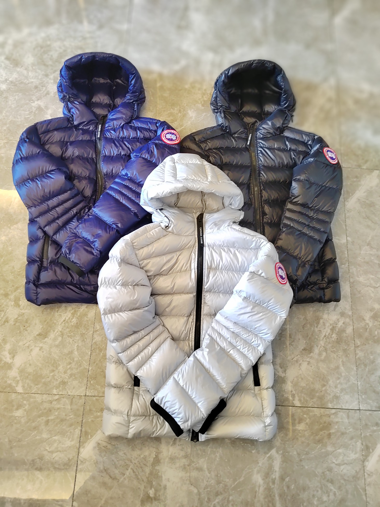 P1610 HIGH-END QUALITY FEMALE SUIT WITH DUST BAG, GOOSE CONVERGENCE: BLACK, SILVER, BLUE - 图片 3