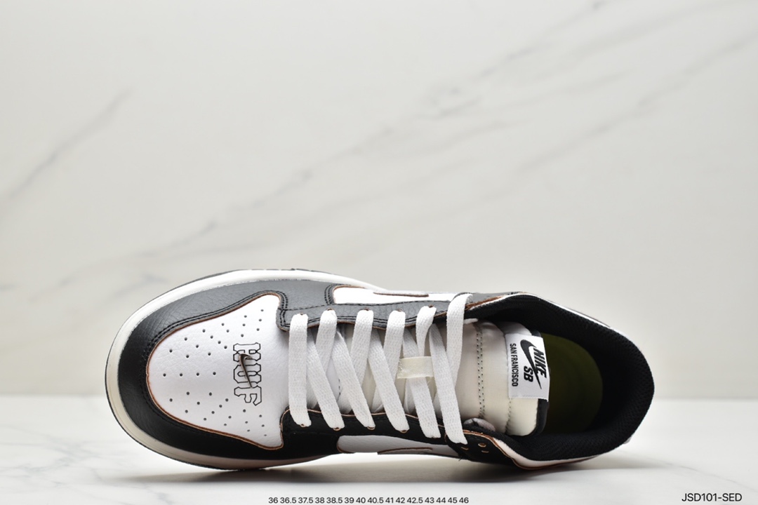 200 HUF x Nike SB Dunk Low ”San Francisco” 黑白熊猫 FD8775-001