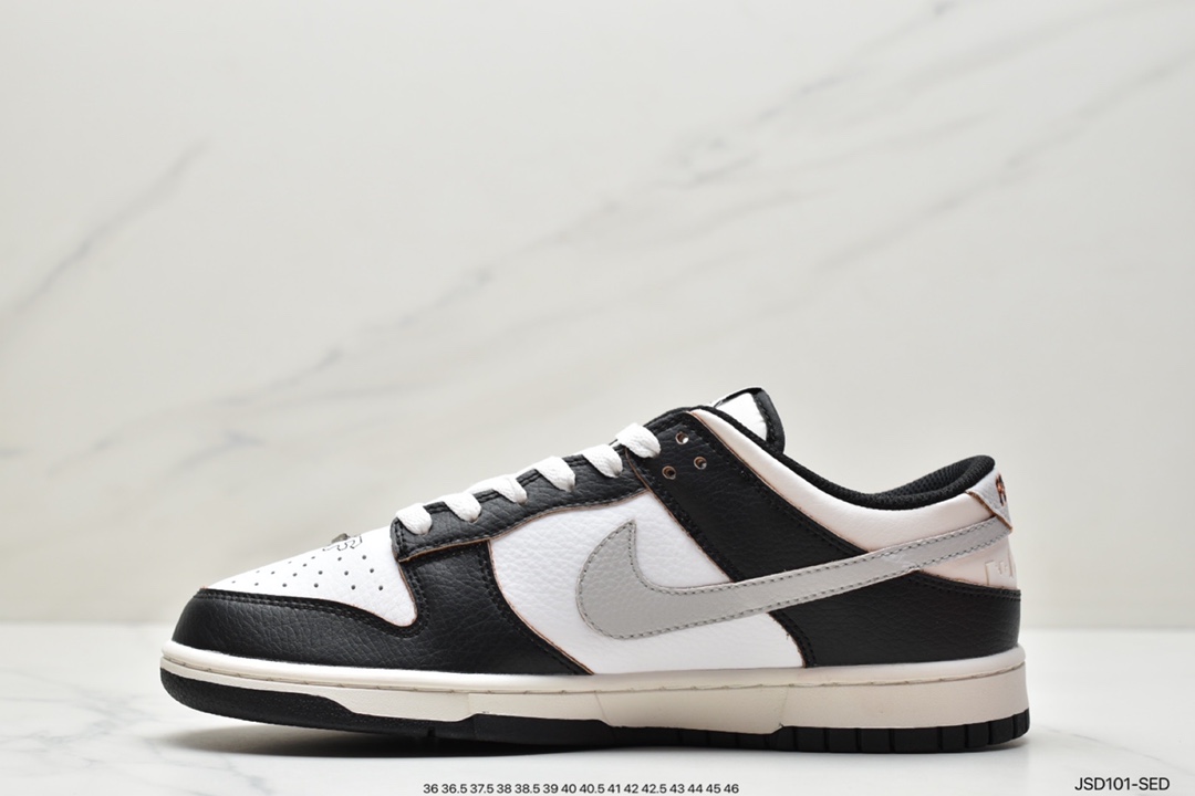 200 HUF x Nike SB Dunk Low ”San Francisco” 黑白熊猫 FD8775-001