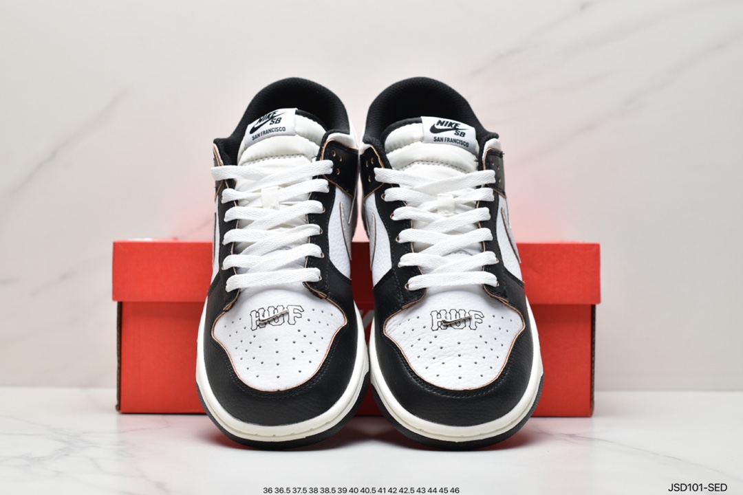 200 HUF x Nike SB Dunk Low ”San Francisco” 黑白熊猫 FD8775-001