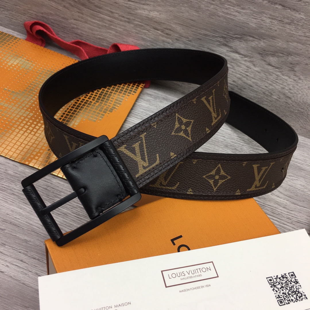 Louis Vuitton Shop
 Belts Men Calfskin Canvas Cowhide