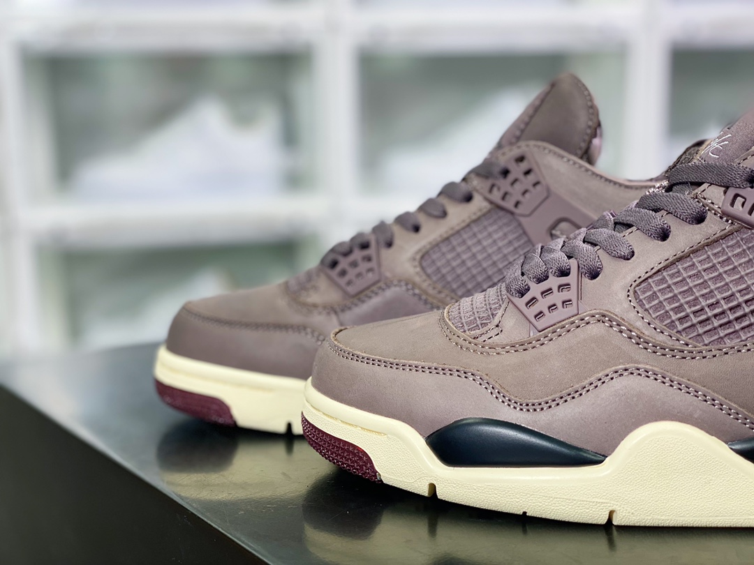 420 A Ma Maniére x Air Jordan 4 Retro SP”Violet Ore”AJ4代中帮复古休闲运动文化篮球鞋“酒红暗紫矿石黄”DV6773-220