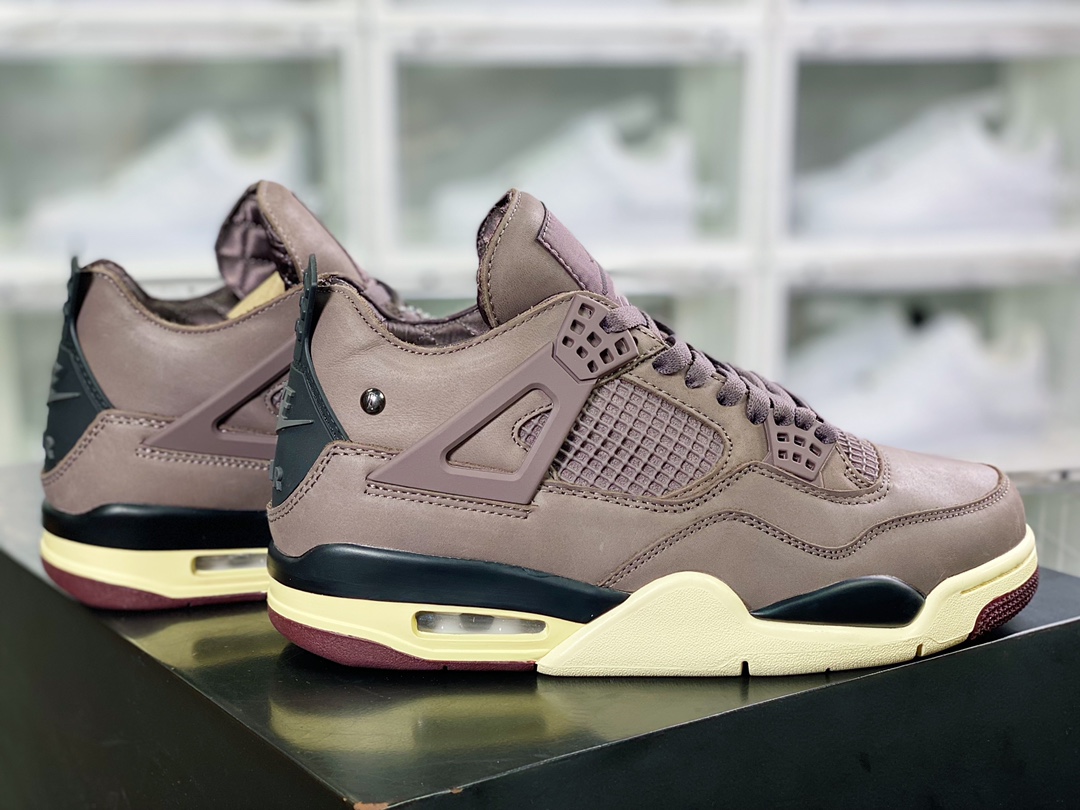 420 A Ma Maniére x Air Jordan 4 Retro SP”Violet Ore”AJ4代中帮复古休闲运动文化篮球鞋“酒红暗紫矿石黄”DV6773-220