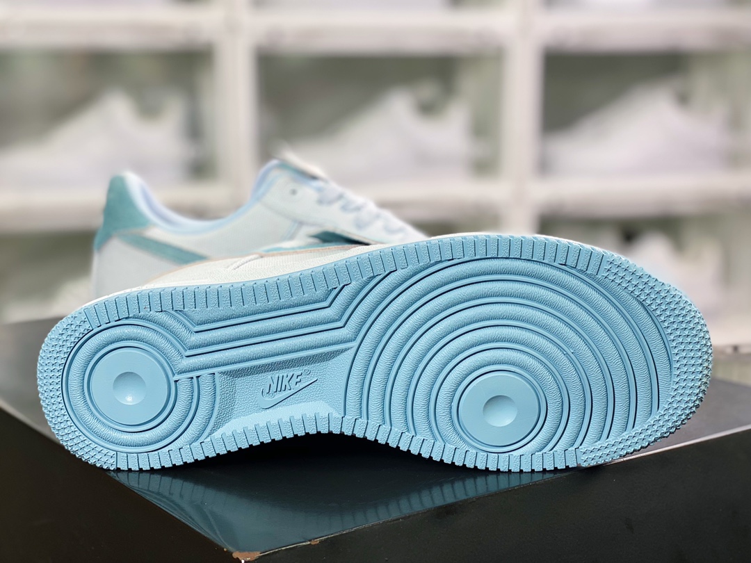 200  Air Force 1’07 Low”Blue Dip Dye”空军一号经典低帮百搭休闲运动板鞋“帆布浅蓝浸染”DQ8233-001