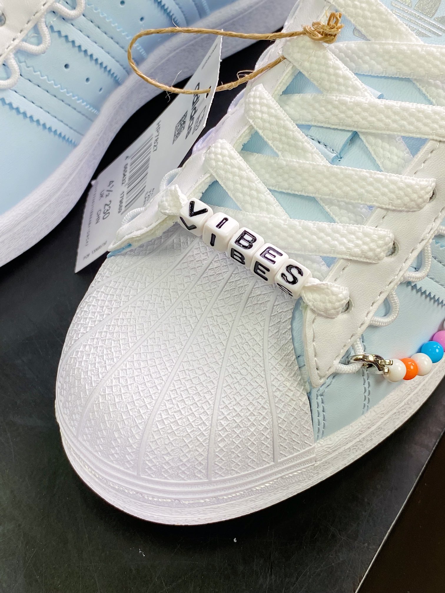 Originals Superstar ”ice cream beaded” shell head series low-top classic all-match casual sports shoes HP7827