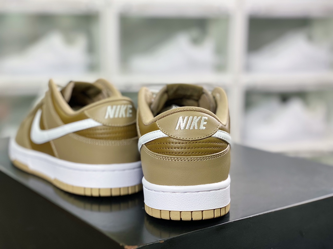 280 SB Dunk Low”Judge Grey”扣篮系列低帮休闲运动滑板板鞋“皮革咖啡摩卡棕白”DJ6188-200