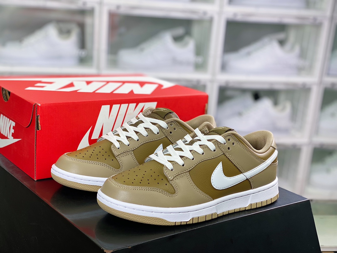 280 SB Dunk Low”Judge Grey”扣篮系列低帮休闲运动滑板板鞋“皮革咖啡摩卡棕白”DJ6188-200