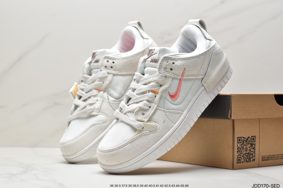 120 耐克Nike Wmns Dunk Low Disrupt 2”Easter Pastel”轻量扣篮DV3457-100