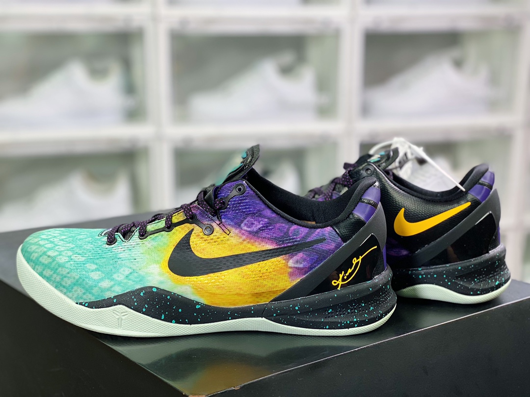350  Zoom Kobe VIII 8 System”'Easter”科比ZK8代系列低帮复刻实战运动低帮文化篮球鞋“复活节彩蛋”555035-302