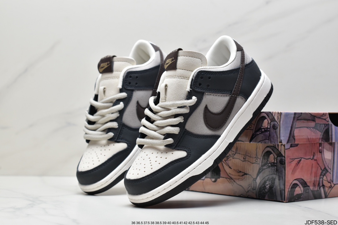 125 耐克Nike SB Dunk Low Pro”Desert Sand Mahogany”扣篮系列低帮休闲运动滑板板鞋BQ6817-004