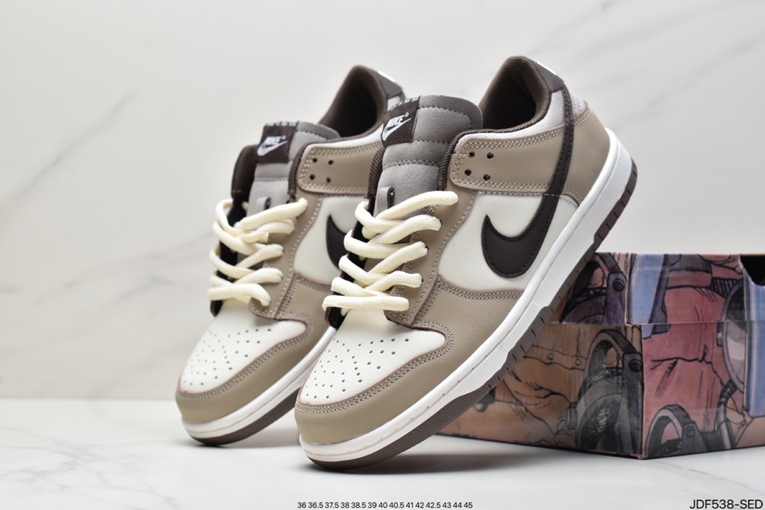 125 耐克Nike SB Dunk Low Pro”Desert Sand Mahogany”扣篮系列低帮休闲运动滑板板鞋BQ6817-004