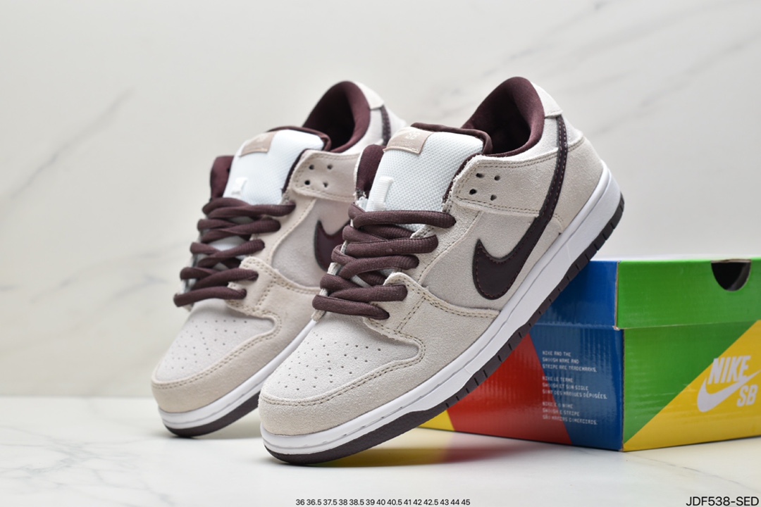 125 耐克Nike SB Dunk Low Pro”Desert Sand Mahogany”扣篮系列低帮休闲运动滑板板鞋BQ6817-004