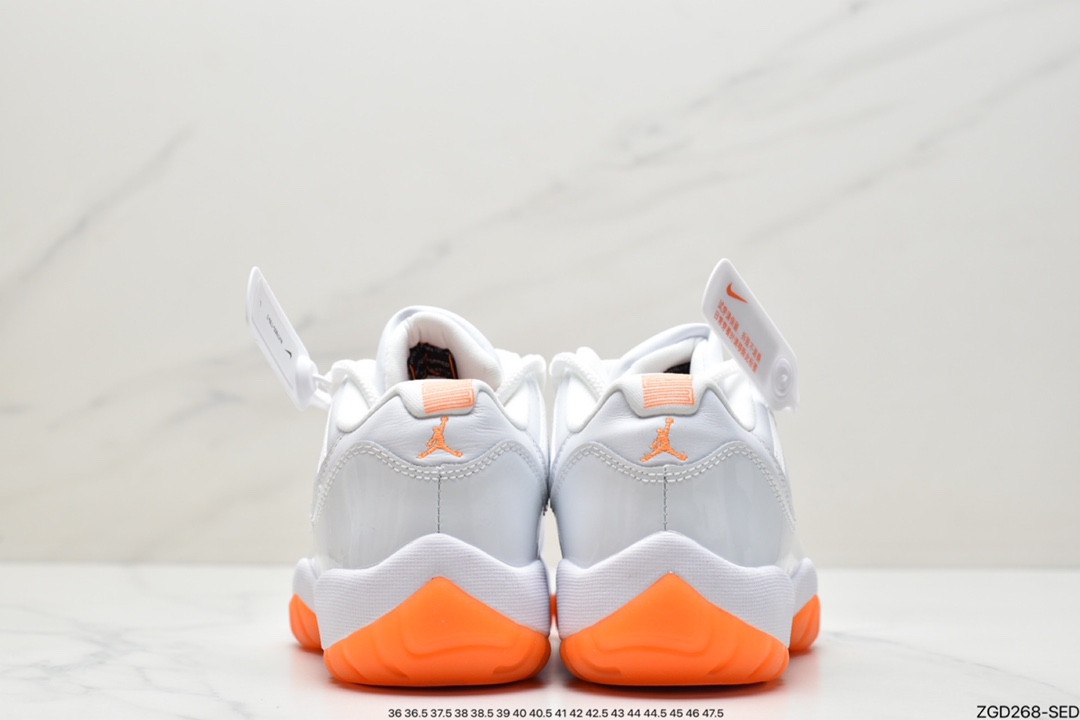 290 Air Jordan 11 Bright Citus AJ11 乔11白橘低帮篮球鞋 AH7860-139