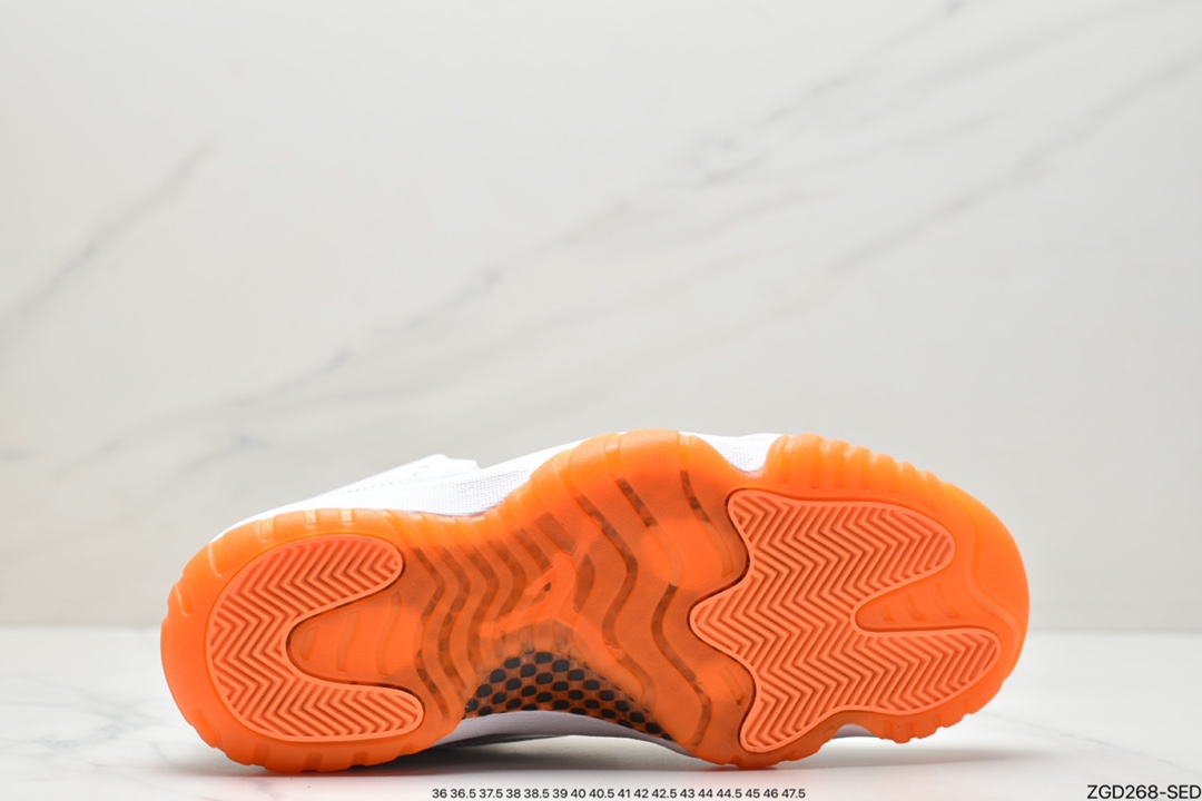 290 Air Jordan 11 Bright Citus AJ11 乔11白橘低帮篮球鞋 AH7860-139