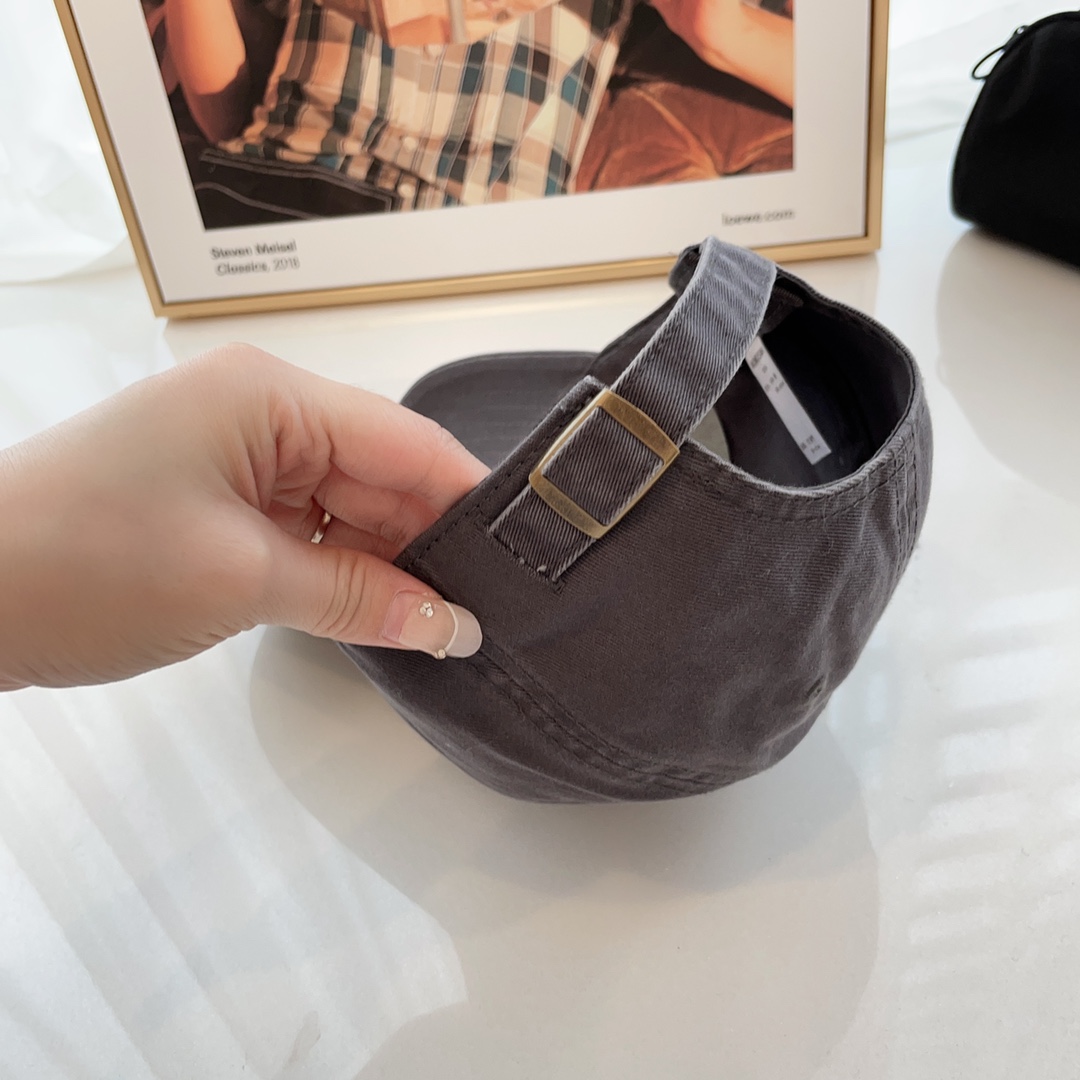 발렌시아가 더블 B 버클 로고 코튼 야구모자 상세 이미지 7
