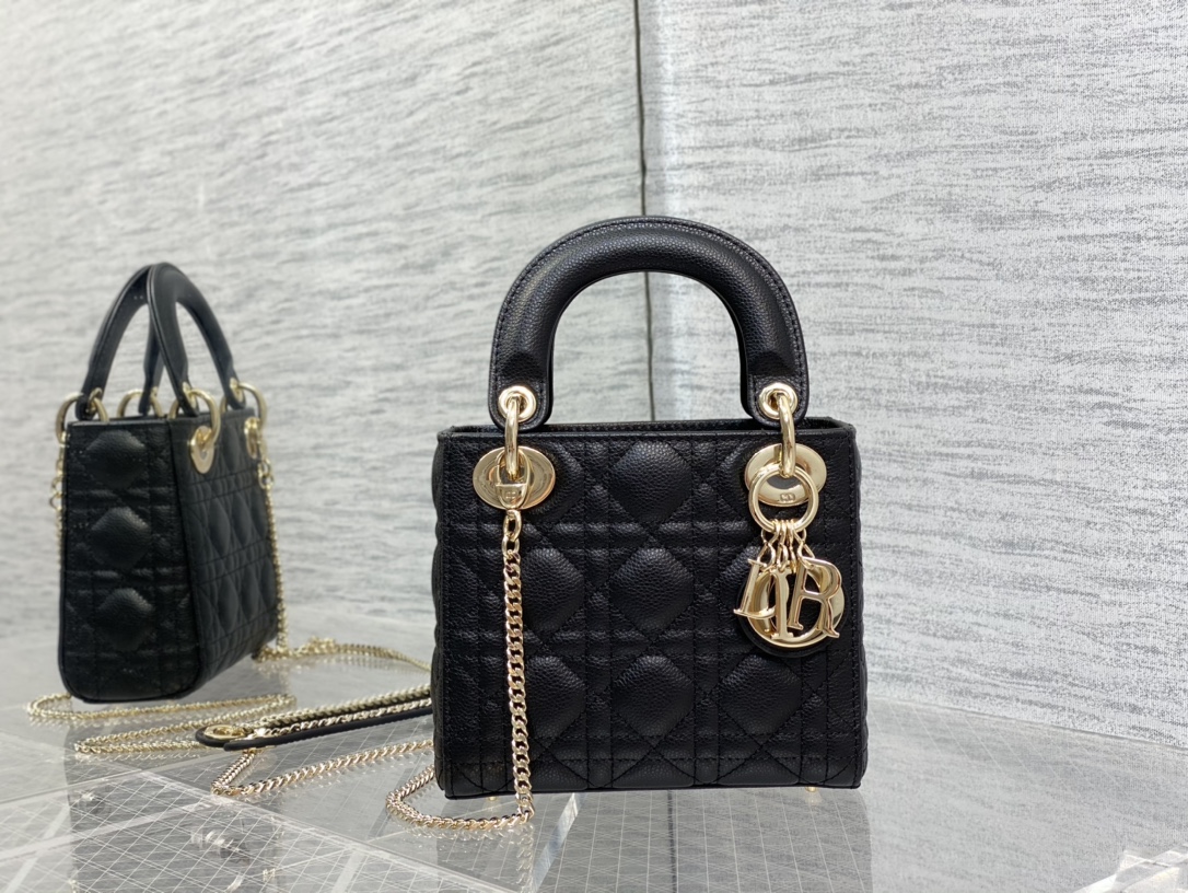 Dior Lady Handbags Crossbody & Shoulder Bags Cowhide