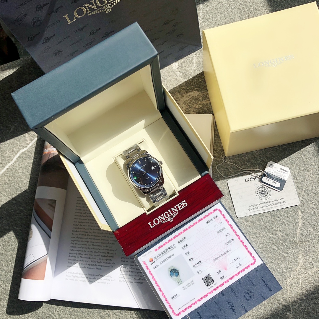 顶级牛货!浪琴“名匠真钻款”原装瑞士全自动机械机芯