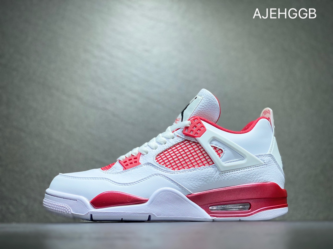 380 Air Jordan 4 Retro aj4 亚特兰大白红 308497-106