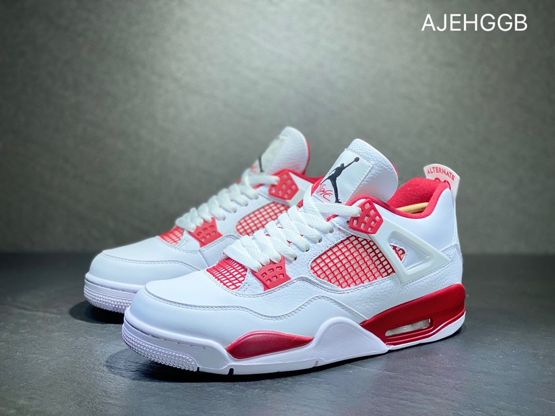 380 Air Jordan 4 Retro aj4 亚特兰大白红 308497-106