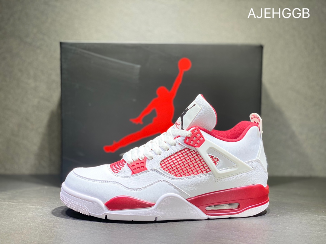 380 Air Jordan 4 Retro aj4 亚特兰大白红 308497-106