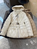 Find replica
 Moncler Clothing Down Jacket Apricot Color Black White Goose Down