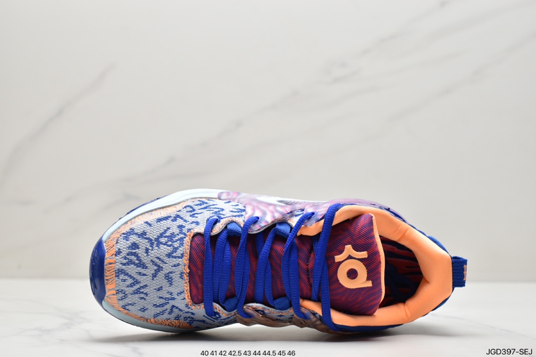 Nike Zoom KD15 The brand new Zoom KD 15 uses a full palm + front palm fan-shaped overlapping air cushion DM1056-700 DM1054-100