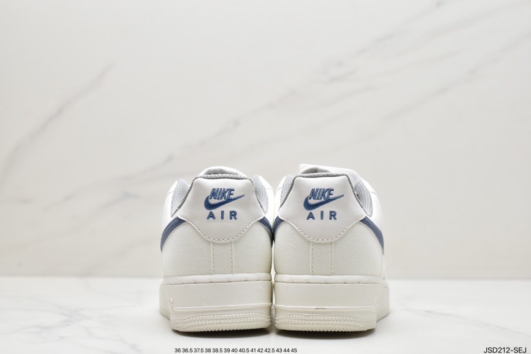 200 耐克Nike Air Force1 空军一号 白蓝 低帮休闲板鞋DJ3911-101