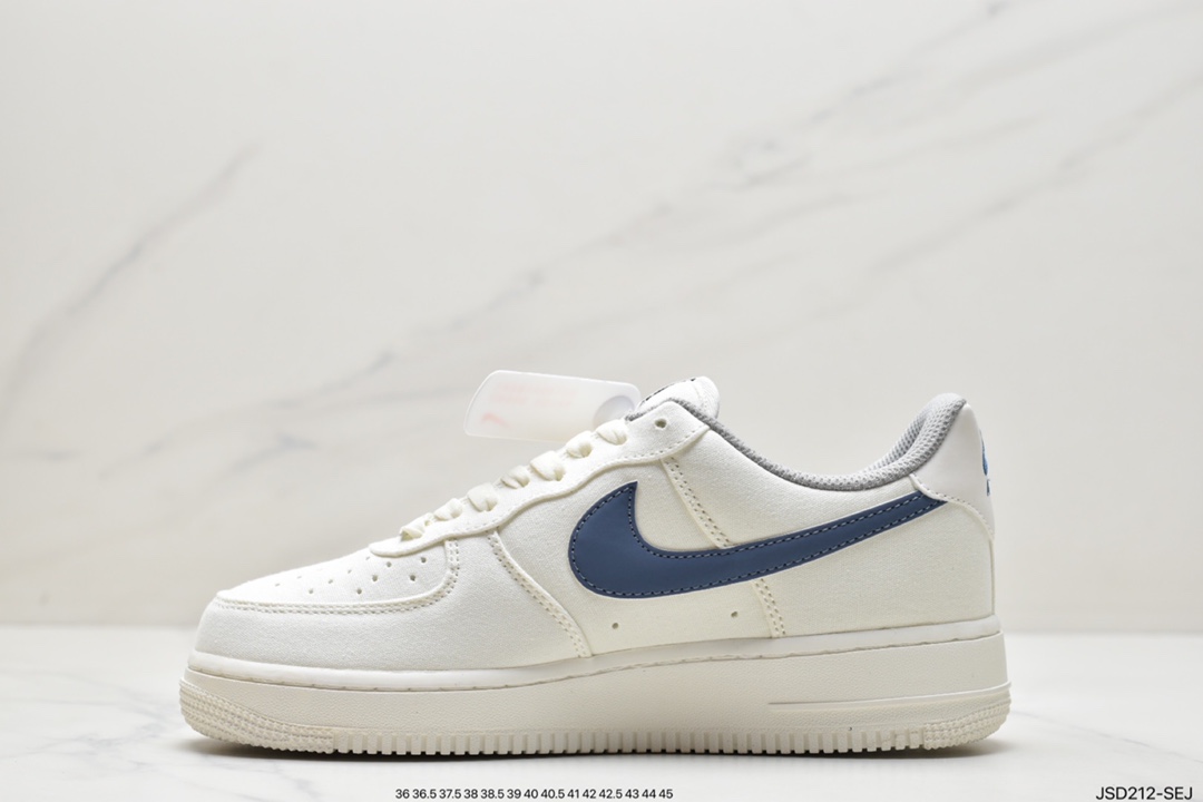 200 耐克Nike Air Force1 空军一号 白蓝 低帮休闲板鞋DJ3911-101