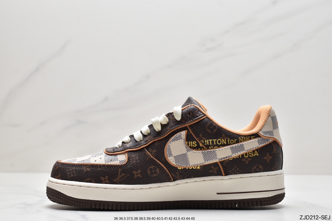 240 超奢联名 路易威登 LV×Nike Air Force 1 Low 07 空军一号 IA9V02