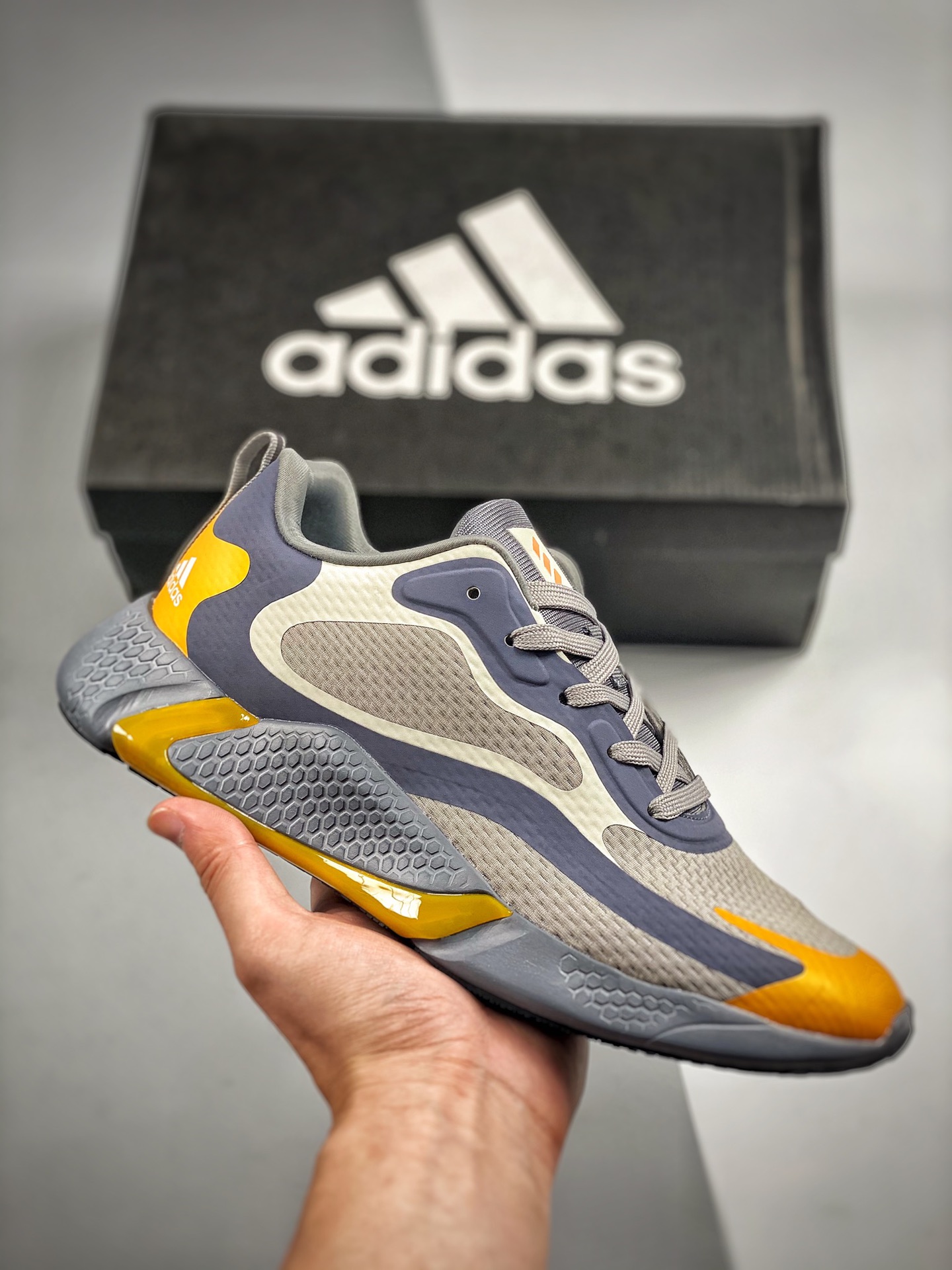 -2 Adidas AlphaBounce Beyond M, Alfa de nivel de empresa, parte superior Jacquard elástica y transpirable que retiene e…