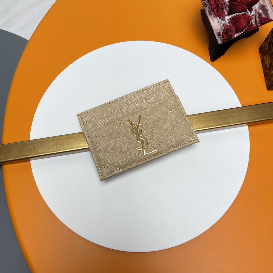 Yves Saint Laurent Online
 Wallet Card pack Designer Fake
 Gold
