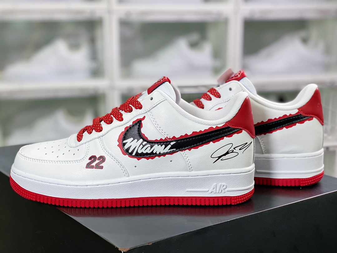 240 Air Force 1Low '07 LV8”Butler 22”空军一号低帮经典百搭休闲运动板鞋“热火队白红黑巴特勒”NL1722-600