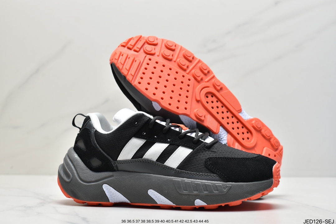 Adidas ZX 22 BOOST new thick bottom cushioning sports and leisure running shoes GY6697