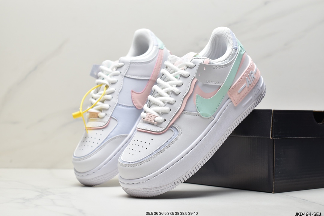 160 耐克Nike Air Force 1 Low Fur-Lined Shadow 灰褐加绒轻量增高低帮百搭板鞋CT1985-700