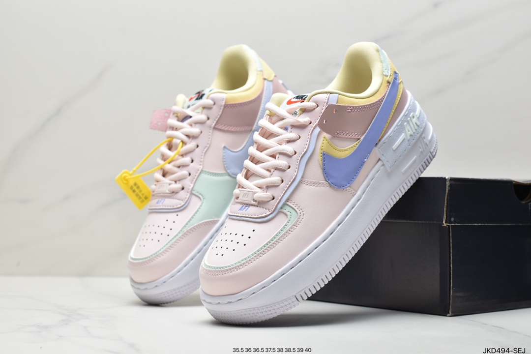 160 耐克Nike Air Force 1 Low Fur-Lined Shadow 灰褐加绒轻量增高低帮百搭板鞋CT1985-700