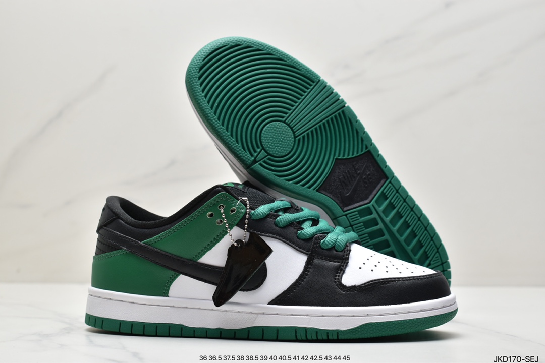 160 nike SB Dunk Low “Classic Green” 黑绿脚趾 BQ6817-302
