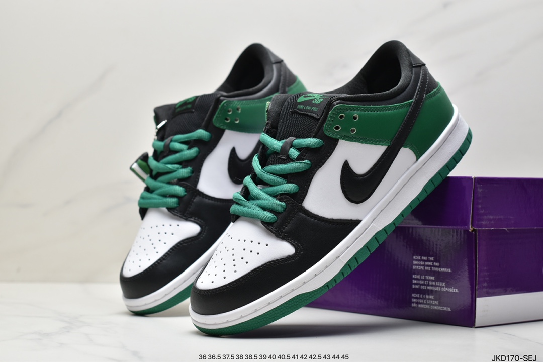 160 nike SB Dunk Low “Classic Green” 黑绿脚趾 BQ6817-302