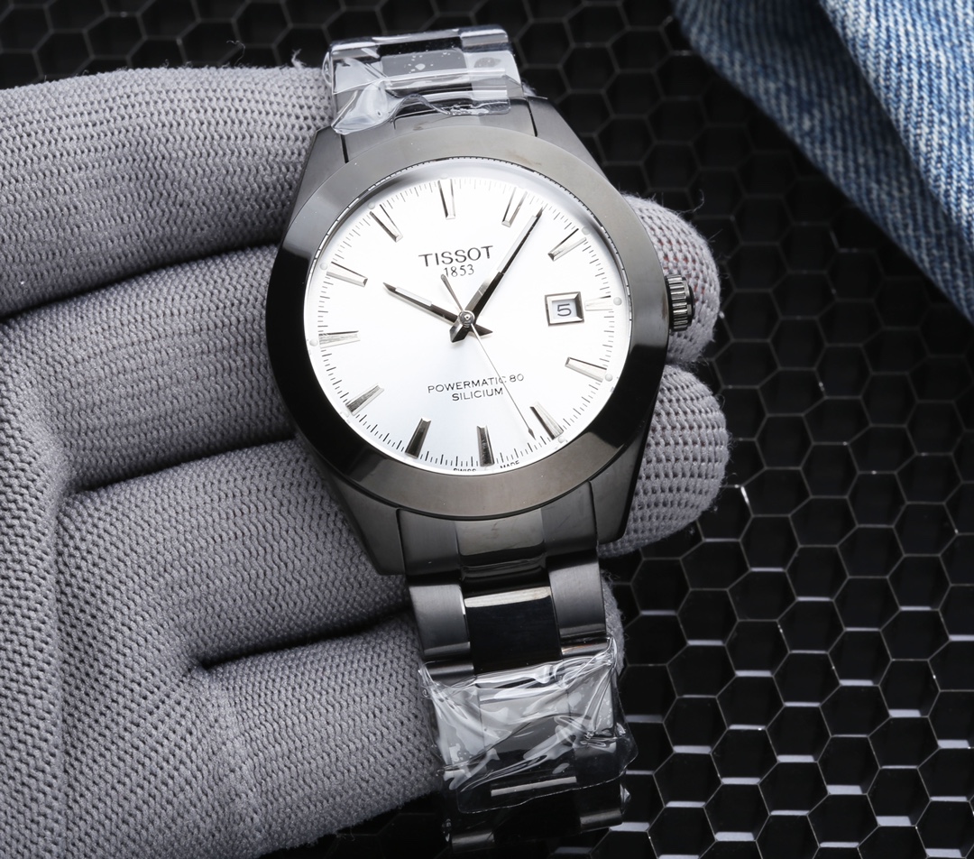 Tissot Gentleman Powermatic 80 Silicium Herenhorloge - Stijlvol & Elegant