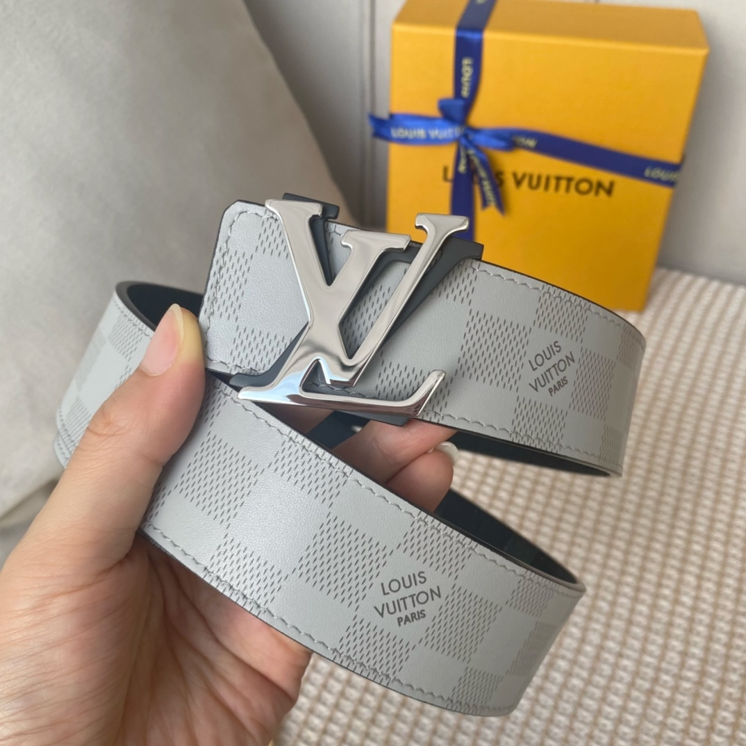 Louis Vuitton Belts Calfskin Cowhide