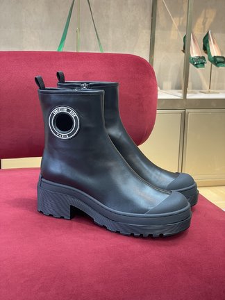Dior Short Boots Calfskin Cowhide Fall/Winter Collection