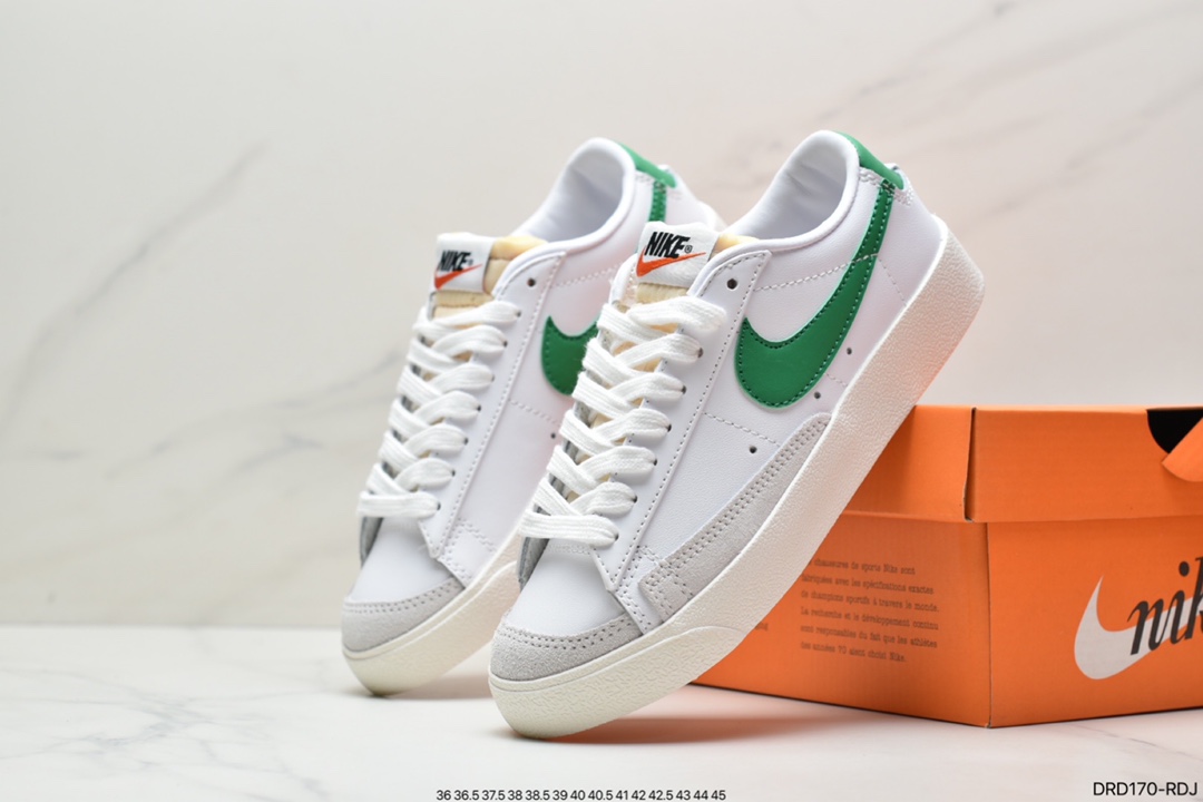 110 耐克Nk Blazer Mid '1977 VNTG 经典开拓者低帮百搭休闲运动板鞋 DC3278-280