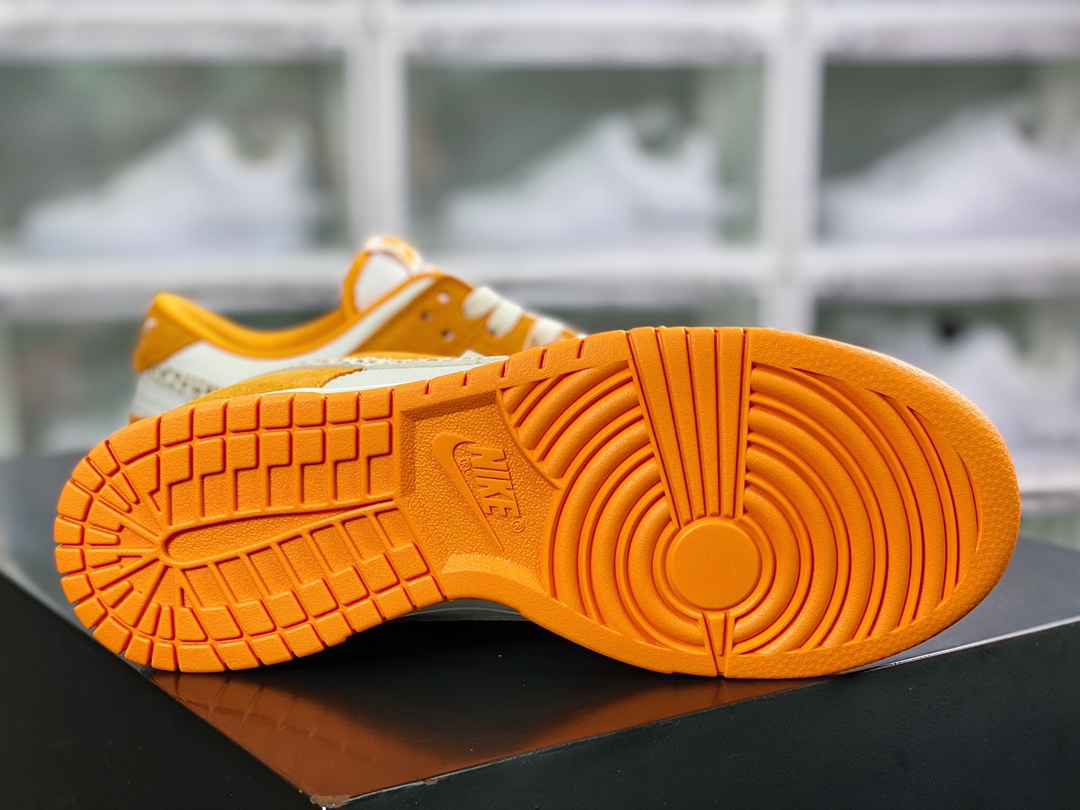 280 SB Dunk Low SE”Safari Swoosh”扣篮系列低帮休闲运动滑板板鞋“橙黄米白石斑纹钩子”DR0156-800