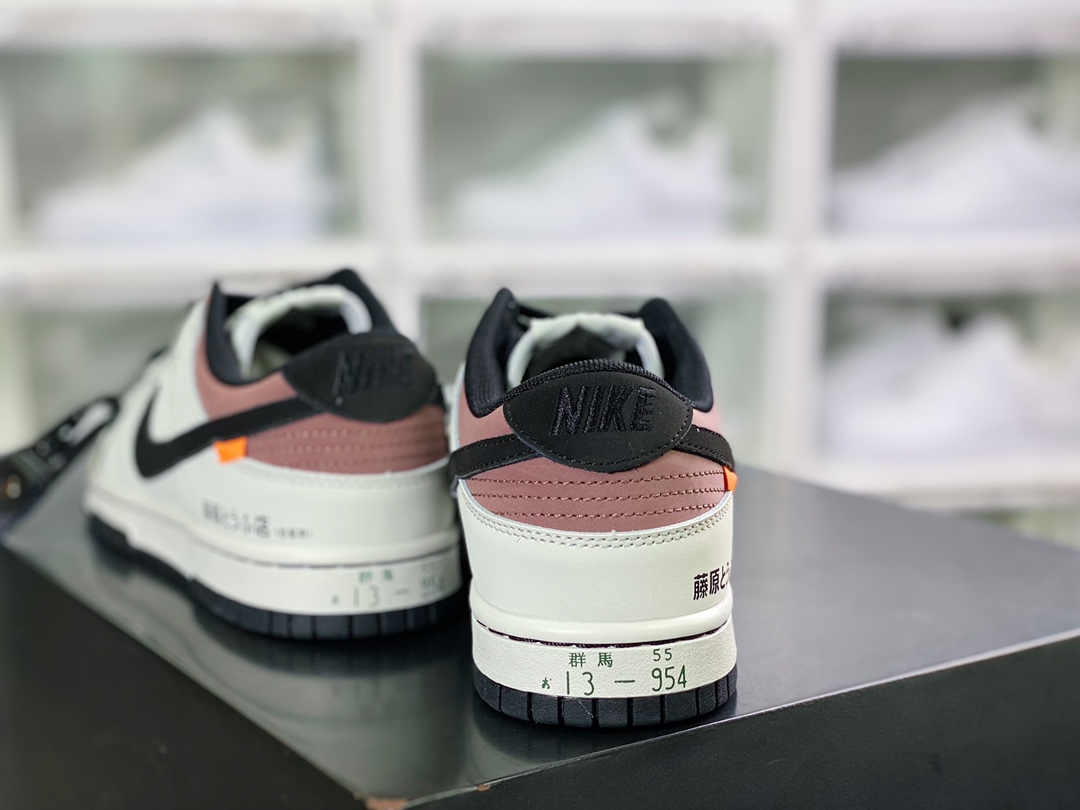 320 男《头文字D》x SB Dunk Low”INITIAL D/Toyota AE86”扣篮系列低帮休闲运动滑板板鞋“米白黑紫藤原拓海”DD1391-107